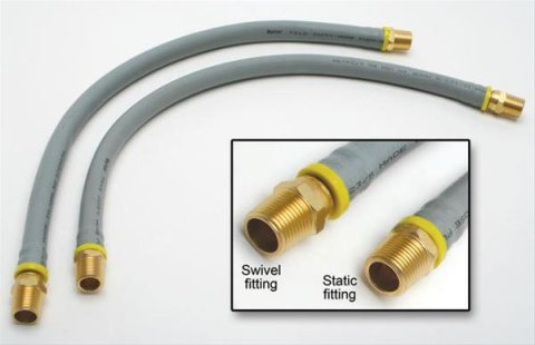 Trans-Dapt Performance Oil Filter Relocation Hose Kits 1072 Hose, Relocation, 72 in. Long x 1/2 in. Diameter, 1/2 in. NPT Male Ends, Kit