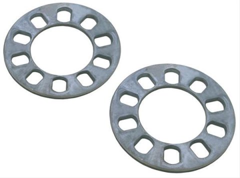 Trans-Dapt Performance Disc Brake Spacers 4082 Wheel Spacers, Aluminum, 5 x 4.5 in./4.75 in./5.0 in., 1/4 in. Thick, 6.50 in. O.D., Pair