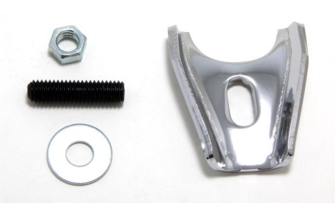 Trans-Dapt Performance Distributor Hold-Down Clamps 9126 Clamp, Steel, Chrome, Stud Mount, Chevy, Small/Big Block, Each