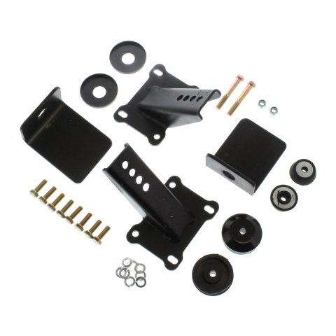 Trans-Dapt Performance Motor Mounts 4506 Mounts, Universal, Biscuit Style, Complete Mount, Weld-In, Chevy, LS1/LS6, 4.8, 5.3, 6.0L, Kit