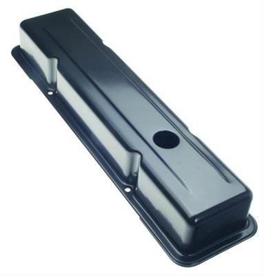 Trans-Dapt Performance PerfectMatch Valve Covers 8625 Covers, PerfectMatch, Stock Height, Steel, Black Powdercoated, Chevy, Small Block, Pair
