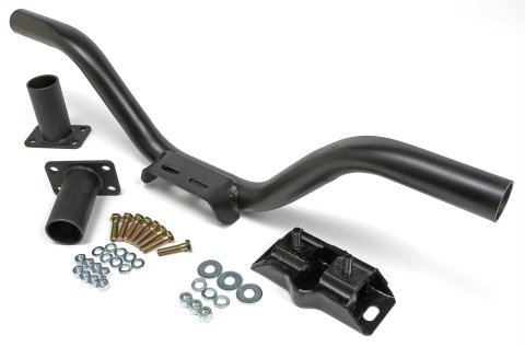 Trans-Dapt Performance Universal Transmission Mounts 6526 Crossmember, Steel, Black, 6 in. Drop, 26 in. To 36 in. Width, Ford, C-4, C-6, Kit