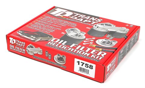 Trans-Dapt Performance Products Oil Filter Relocation Kits 1758 OIL FILTER RELOCATION KIT 90 DEGREE