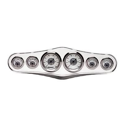 Billet Specialties Dash Inserts 36535 Gauge Panel, Aluminum, Polished, Two 3 3/8 in. Holes, Four 2 1/16 in. Holes, Universal, Each