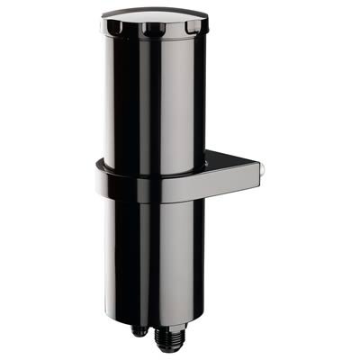 Billet Specialties Power Steering Remote Reservoirs BLK77910 Reservoir, Aluminum, Black, 15 oz., -6 AN/-10 AN Male fittings Included, Each