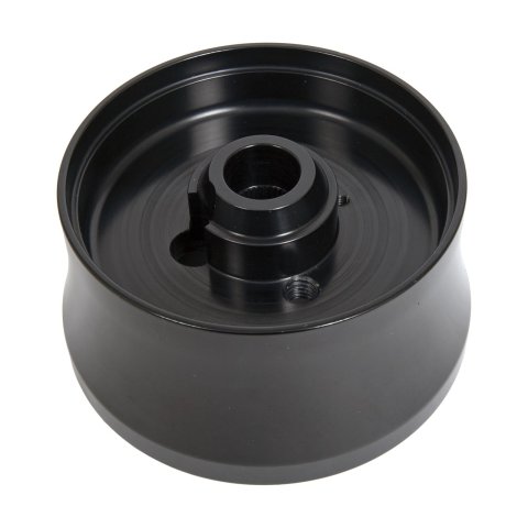 Billet Specialties Steering Wheel Hub Adapters BLK31120 Adapter, Aluminum, Black Anodized, GM, 9-Bolt, Kit