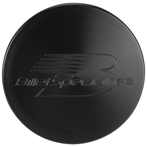 Billet Specialties Horn Buttons BLK31265 BUTTON CAP, RACING STR WHL BUTTON CAP B LOGO
