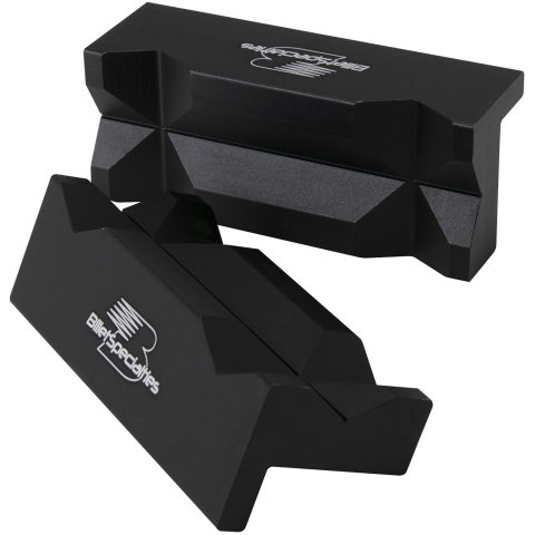 Billet Specialties Aluminum Vice Jaw Inserts 77906 VICE JAW INSERTS, BILLET ALUMINUM VICE JAW INSERTS BLK