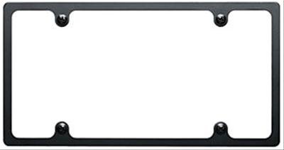 Billet Specialties License Plate Frames BLK55020 Frame, Aluminum, Black Powdercoated, Each