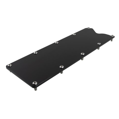 Billet Specialties Lifter Valley Plates BLK95053 VALLEY COVER PLATE, VALLEY COVER PLATE LS GEN 3 PLN BLK