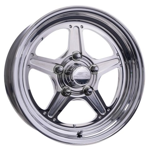 Billet Specialties Street Lite Polished Wheels 15x8 Wheel, Series, Aluminum, Polished, 15 in. x 8.00 in., 5 x 4.75 in. Bolt Circle, 3.500 in. Backspacing, Each