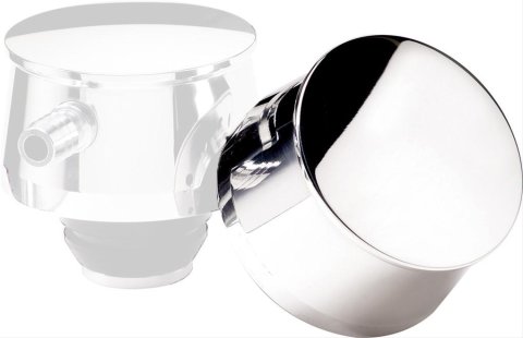 Billet Specialties Valve Cover Breathers 20120 Breather, Push-In, Round, Aluminum, Polished, Plain, Each