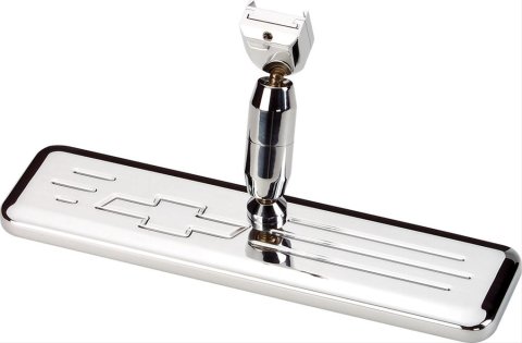 Billet Specialties Rear View Mirrors 257340 Mirror, Rectangle, Ball-Milled, Bowtie Emblem, Polished Billet, Universal, Each