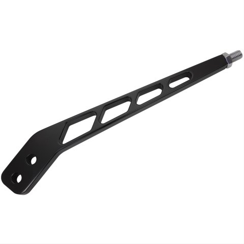 Billet Specialties Grid-Style Shifter Levers 266125 Stick, Grid Style, Lay Back, Aluminum, Black Anodized, 10 in. Length, Each