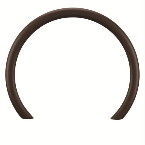 Billet Specialties Steering Wheel Half-Wraps 28708 Half Wrap, D-shaped, Leather, Black, 14 in., Each