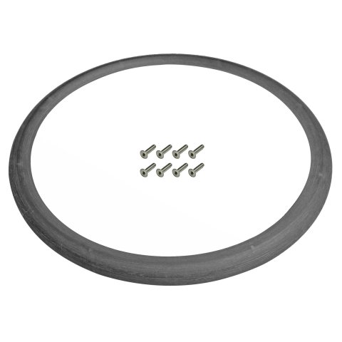 Billet Specialties Steering Wheel Half-Wraps 29004 Half Wrap, Leather, Dark Gray, Each 14" Diameter