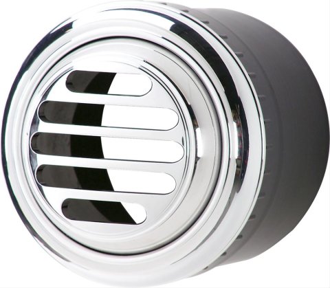 Billet Specialties Air Conditioning Vents 38320 Vent Assembly, Conditioning, Aluminum, Polished, 2.5 in. Diameter, Slotted-Style, Each