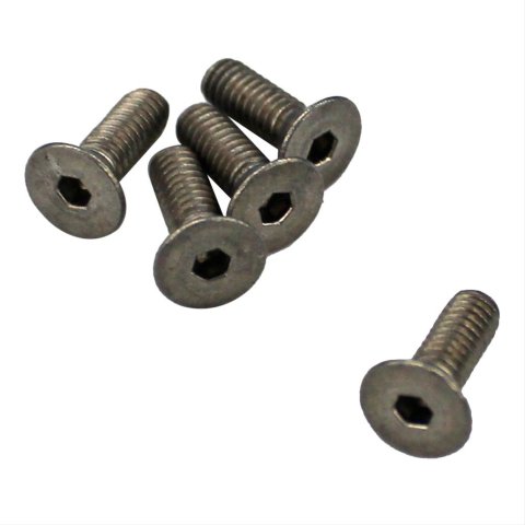 Billet Specialties Center Cap Screws 999498 Fasteners, Screws, Allen Head, Stainless Steel, Natural, Set of 5