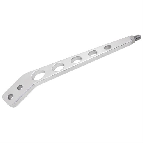 Billet Specialties Outlaw-Style Shift Levers 266110 Shifter Stick, Outlaw Style, Lay Back, Aluminum, Polished, 10 in. Length, Each