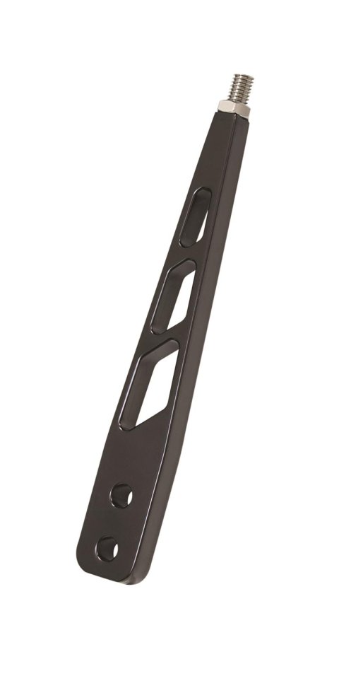 Billet Specialties Grid-Style Shifter Levers 264845 Stick, Grid Style, Straight, Aluminum, Black Anodized, 8 in. Length, Each
