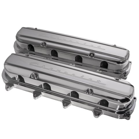 Billet Specialties Valve Covers P95580 VALVE COVER GEN V LT MODULAR CHEV SCRIPT PROFILE POL