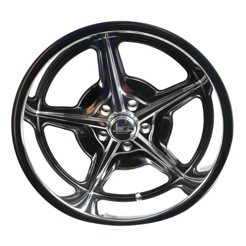 Billet Specialties Legends Series Speedway Polished Wheels 20x10 Wheel, Speedway, Aluminum, Polished, 20 in. x 10.0 in., 5 x 5.0 in. Bolt Circle, 5.500 in. Backspace, Each