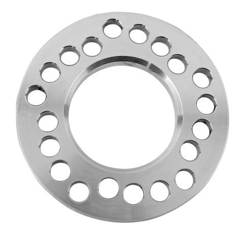 Billet Specialties 0.5 inch Wheel Spacers WSG5L500 Spacer, Aluminum, 5 x 4.5 in./5 x 4.25 in./4.75 in./5 in., 1/2 in. Thick, Each