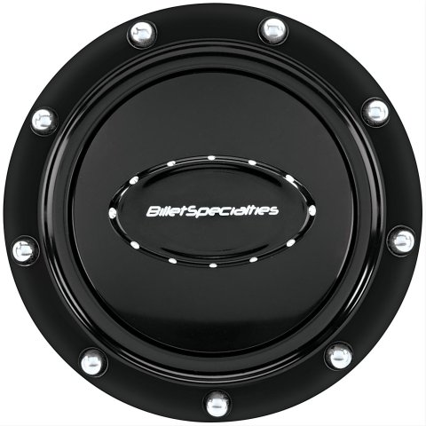 Billet Specialties Horn Buttons 32719 Button, Aluminum, Black, Each