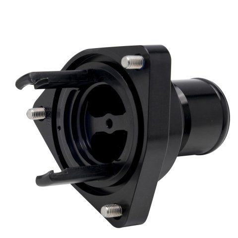 Billet Specialties Water Necks and Thermostat Housings BLK90524 THERMOSTAT HOUSING STRAIGHT-OUT LT CHEV APPL BLK