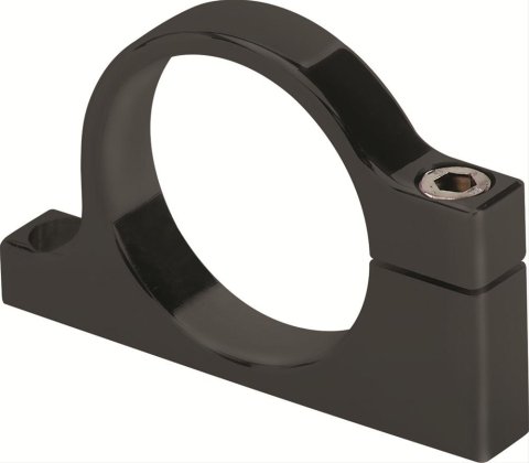 Billet Specialties Fuel Filter Mounting Brackets BLK42520 Bracket, Filter, Aluminum, Black Anodized, Each