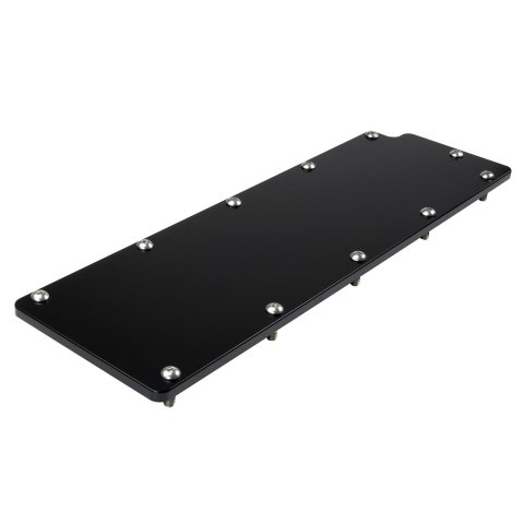 Billet Specialties LS Valley Covers BLK95059 VALLEY COVER PLATE BLACK