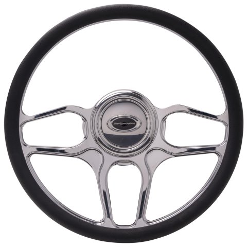 Billet Specialties Steering Wheels 34102 STEERING WHEEL 1/2 WRAP 15.5" WIN LITE