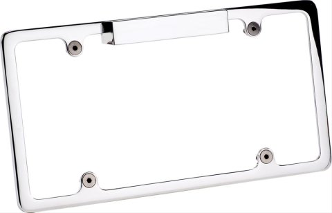 Billet Specialties License Plate Frames 55220 Frame, Aluminum, Polished, Lighted, Each
