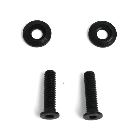 Billet Specialties Pro-Bolts BLK66130 Fender Bolts, 1/4 in.-20 RH Thread, 11/16 in. Washer Diameter, Stainless Steel, Black, Pair