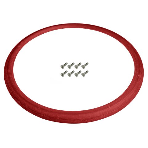 Billet Specialties Steering Wheel Half-Wraps 29005 Half Wrap, Leather, Red, Each 14" Diameter