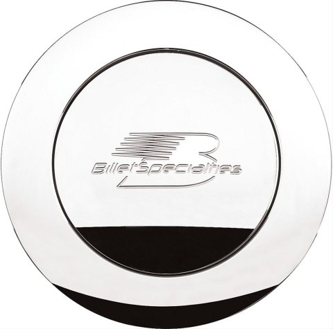 Billet Specialties Horn Buttons 32625 Button, Aluminum, Large Trim, Polished, Logo, Lecarra, Each