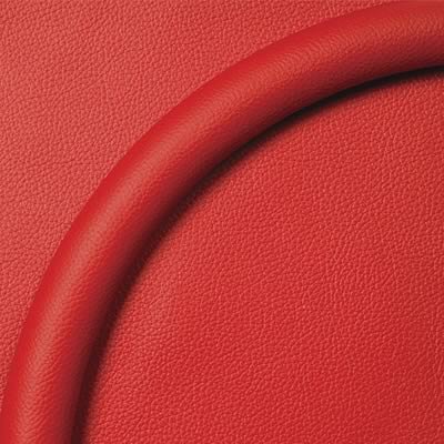 Billet Specialties Steering Wheel Half-Wraps 33005 Half Wrap Ring, Leather, Red, 15.5 in. Diameter, Each