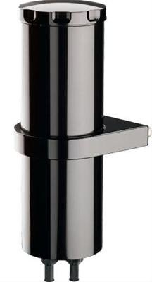 Billet Specialties Overflow Tanks BLK77109 Tank, Aluminum, Black Anodized, 15 Ounce Capacity, 1/4 in. Hose Barb Inlet/Outlet, Each
