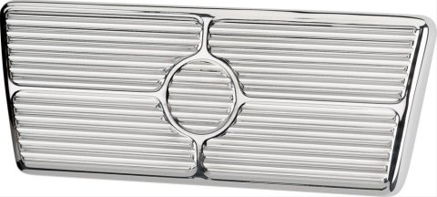 Billet Specialties Pedal Pads 199450 Pad, Brake, Aluminum, Polished, Chevy, Automatic, Each
