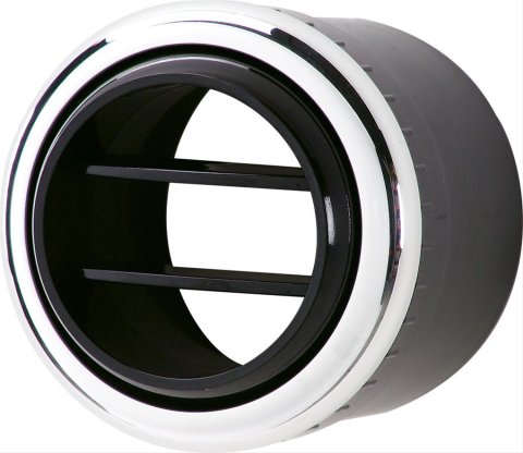 Billet Specialties Air Conditioning Vents 38110 Vent Assembly, Conditioning, Aluminum, Polished, 2.5 in. Diameter, Bezel-Style, Each
