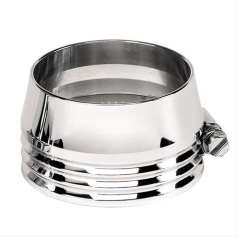 Billet Specialties Aluminum Hose End Clamps 67925 Clamp, Stainless Steel Clamp, Polished Cover, 1 3/4 in. Maximum Diameter, Rubber Only, Each