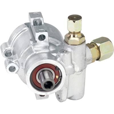 Billet Specialties Remote Power Steering Pumps 12020 Pump, Natural Cast Finish, GM Type 2 Style, Reservoir, AN Fittings, Each
