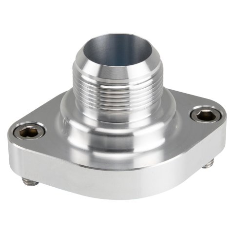 Billet Specialties Water Necks and Thermostat Housings 90825 THERMOSTAT HOUSING, THRMST HSG -20 AN STRAIGHT UP MOPAR APPL