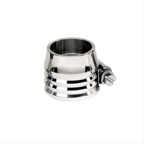 Billet Specialties Aluminum Hose End Clamps 67625 Clamp, Stainless Steel Clamp, Polished Cover, 3/4 in. Maximum Diameter, Rubber Only, Each