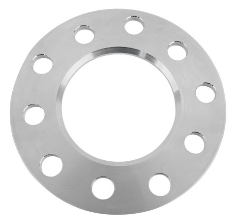 Billet Specialties 0.25 inch Wheel Spacers WS3085625 Spacer, Aluminum, 5 x 4.5 in./4.75 in. Bolt Circle, 0.250 in. Thick, Each