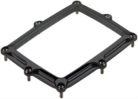 Billet Specialties Shifter Boot Rings BLK279310 Ring, Rectangular, Aluminum, Black Anodized, 5.75 in. Width, 7.25 in. Length, Each