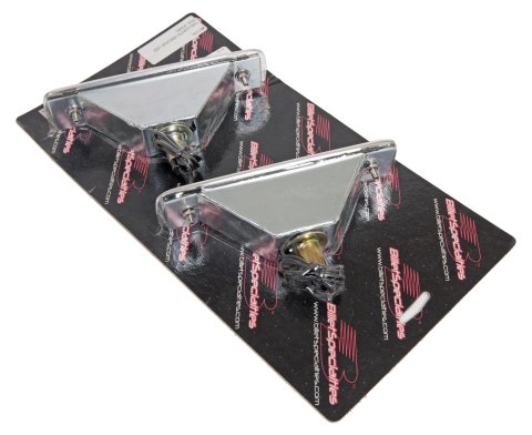 Billet Specialties Vintage Street Rod LED Taillights 61330 Taillights, LED, Red Lens, Polished Housing, Pair