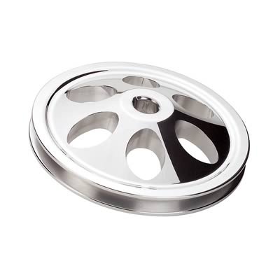 Billet Specialties Power Steering Pulleys 86120 Pulley GM 1/8" Keyway Polished Alum.