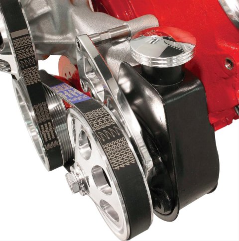 Billet Specialties Power Steering Cap Covers 89120 Reservoir Cap, Aluminum, Polished, Each