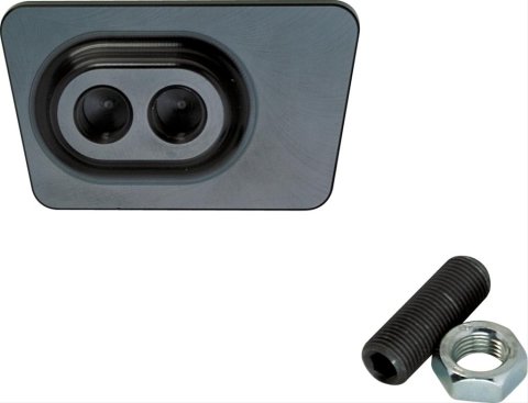 Billet Specialties Pedal Pads 199315 Pad, Clutch or Brake, Aluminum, Black Anodized, Each